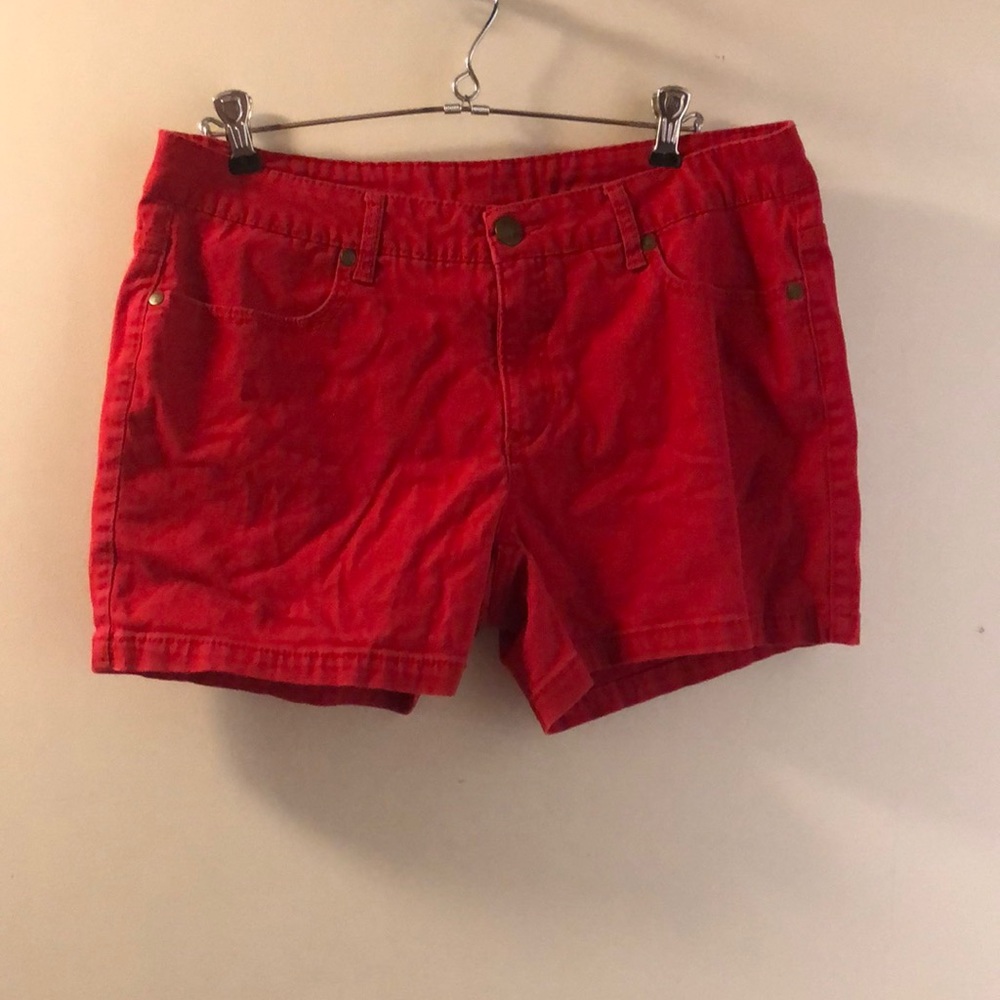 Faded Glory red shorts